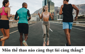 Đố mẹo: Môn thể thao nào càng thụt lùi càng thắng?