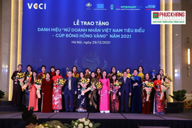 CEO Phuc Khang Corporation đạt danh hiệu Nữ doanh nhân Việt Nam tiêu biểu 2021