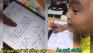 Mẹ tức điên khi con 'sáng tạo' tục ngữ 