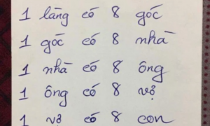 Đố vui hại não: Ngôi làng có bao nhiêu người?