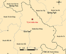 Chỉ trong một buổi sáng, 4 trận động đất liên tiếp xảy ra ở Kon Tum