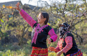 Ảnh: Độc đáo Tết truyền thống của đồng bào Mông ở Mộc Châu