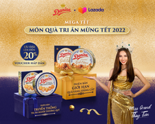Bộ đôi quà tặng bánh quy bơ Danisa cùng Megasale hấp dẫn