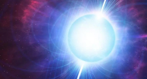 Sao neutron xé toạc vũ trụ bằng ngọn lửa nóng gấp 100.000 Mặt Trời