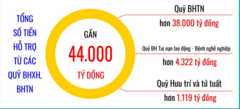 Nhiều chính sách hỗ trợ được BHXH Việt Nam thực hiện trong năm 2021