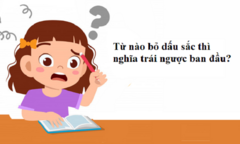 Hack não: Từ nào bỏ dấu sắc sẽ có nghĩa trái ngược?