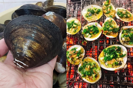 Nơi tận cùng tổ quốc có món vọp nướng, nhìn giống nghêu sò nhưng ngon hơn nhiều