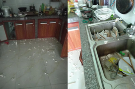 Vợ nhờ rửa bát, chồng ra chiêu độc và cái kết đến bát mẻ để ăn cũng không còn