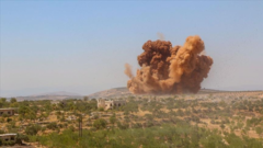 Rocket đánh trúng căn cứ quân sự của lực lượng Mỹ đồn trú tại Syria