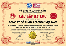 Hảo Hảo lập kỷ lục sản phẩm mì ăn liền được tiêu thụ nhiều nhất Việt Nam
