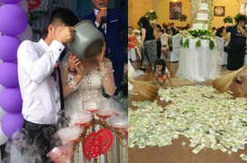 Đỡ không nổi những tình huống oái oăm diễn ra tại lễ cưới, không tin là thật