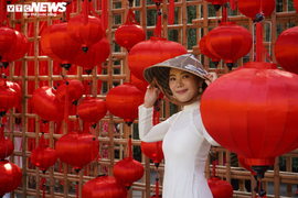 Ảnh: Phố Ông đồ ở Sài Gòn rực rỡ sắc màu, nghìn người tới 'check-in'