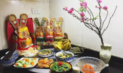 Mâm cúng ông Công ông Táo đặt ở đâu?