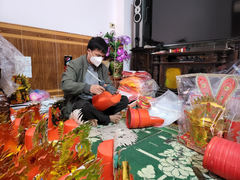 Làng nghề hàng mã nổi tiếng ở Bắc Ninh hối hả chuẩn bị cho Tết ông Công, ông Táo