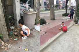 Không chịu học, cậu bé được bố mẹ chiều ý cho đi nhặt rác kiếm tiền và cái kết