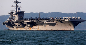 Hai siêu tàu sân bay Mỹ tới Biển Đông tham gia diễn tập