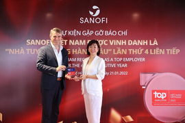 Sanofi Việt Nam tiếp tục giữ vững danh hiệu 'Nhà tuyển dụng hàng đầu'