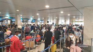 Vì sao sân bay Tân Sơn Nhất đông nghẹt khách bất thường?