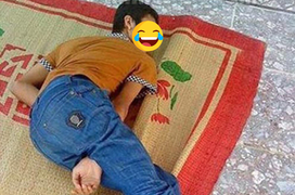 Tư thế khó đỡ của hội mê ngủ mỗi lần chợp mắt, cạn lời với quả ảnh cuối