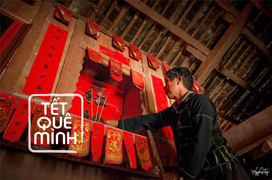 Tết quê mình: Ly kỳ sự tích tục dán giấy đỏ khắp nhà vào dịp Tết ở vùng cao
