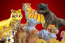 Tạo hình linh vật hổ các địa phương khiến dân mạng cười đau bụng