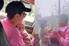 Gia đình viên mãn của Trường Giang Nhã Phương: Con gái đẹp như mẹ, hài hước y ba