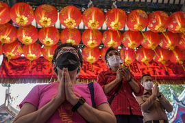 Châu Á đón năm mới Nhâm Dần 2022 