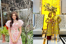 Sao Việt 'lên đồ' xúng xính ngày đầu năm mới 