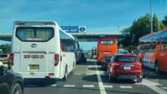 Xả trạm thu phí cao tốc TP.HCM - Long Thành - Dầu Giây