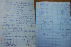 Cậu bé đòi mẹ ký cam kết không xài tiền lì xì, còn thêm cả điều khoản bồi thường