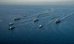 Ba nhóm tác chiến tàu sân bay NATO ‘so găng’ với hạm đội Nga ở Địa Trung Hải