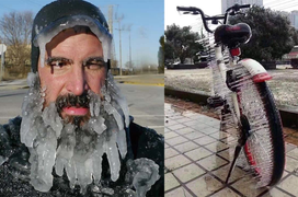 Loạt hiện tượng kỳ thú tạo nên bởi giá rét, khắp nơi như trở về 'kỷ băng hà'