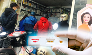 Ca mắc COVID-19 ở Hà Nội tăng cao, kit test nhanh lên 'cơn sốt'