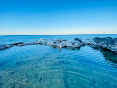 Chill ở ‘hồ vô cực’ được mẹ thiên nhiên tạo ra giữa biển tại đảo ngọc Phú Quý