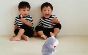 Món đồ chơi khiến cặp song sinh khóc toáng