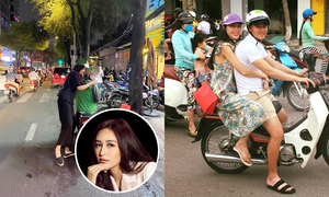 Bắt gặp sao Việt vi vu xe máy: Không hào nhoáng xa hoa, chỉ thấy bình dị gần gũi