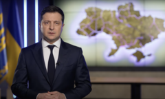 Tổng thống Zelensky: Đường biên giới Ukraine vẫn nguyên vẹn sau tuyên bố của Nga