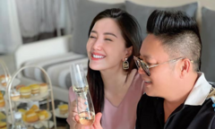 Dịp hiếm hoi Bảo Thy khoe ảnh chụp cùng chồng doanh nhân