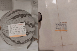 Chàng trai dán giấy khắp nhà bạn gái trước khi đi công tác, nội dung gây bão MXH