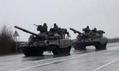 Những hình ảnh tại 'điểm nóng' Ukraine sau khi Nga mở chiến dịch quân sự