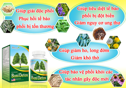 BoniDetox – Bí quyết giúp lá phổi luôn khỏe mạnh
