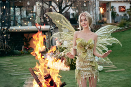 Angela Baby bị chê gầy trơ xương khi hóa thân thành tiên nữ