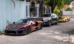 Koenigsegg Regera và loạt siêu xe được vận chuyển ra Đà Nẵng