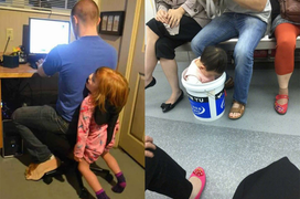 Màn trông con cồng kềnh của các ông bố lần đầu lên chức phụ huynh nên còn bỡ ngỡ