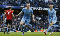 De Bruyne tỏa sáng, Man City nhấn chìm Man Utd