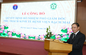 Phó Kiểm toán trưởng kiểm toán Nhà nước được bổ nhiệm Phó giám đốc BV Bạch Mai