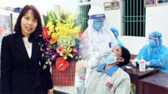 Trưởng trạm y tế xã ngày tất bật tư vấn F0, đêm thức trắng chăm chồng tai biến