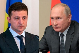 Ukraine kêu gọi đối thoại giữa ông Putin và ông Zelensky