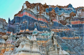 Vẻ đẹp quý hiếm ở nơi ‘mặn nhất’ Iran được hình thành cách đây 600 triệu năm