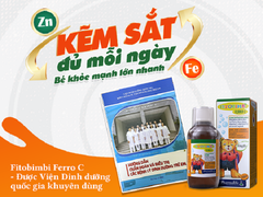 Fitobimbi Ferro C - Giải pháp bổ sung kẽm, sắt từ Viện dinh dưỡng Quốc Gia